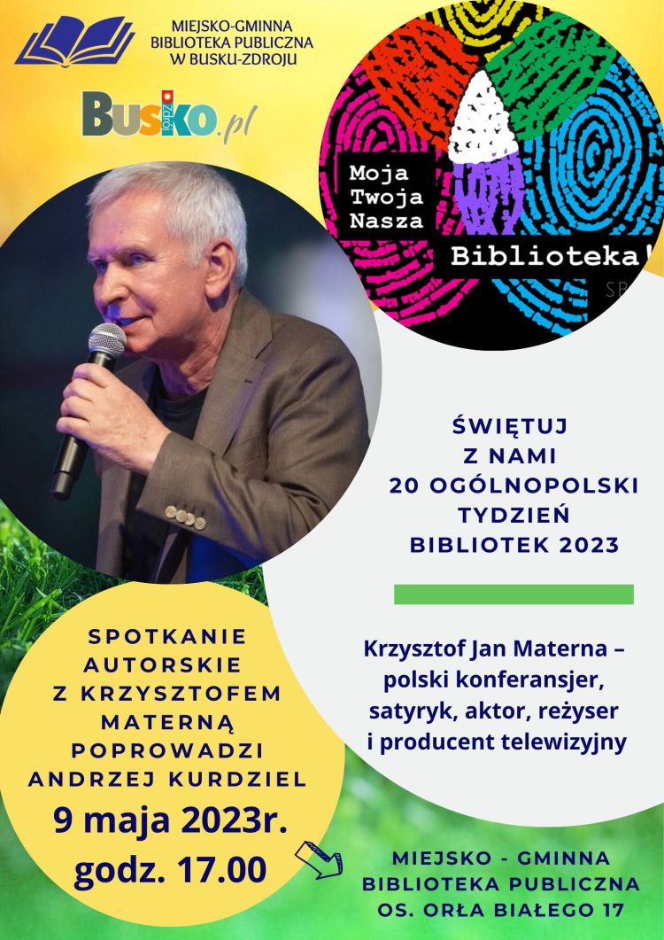 Spotkanie autorskie Krzysztof Materna