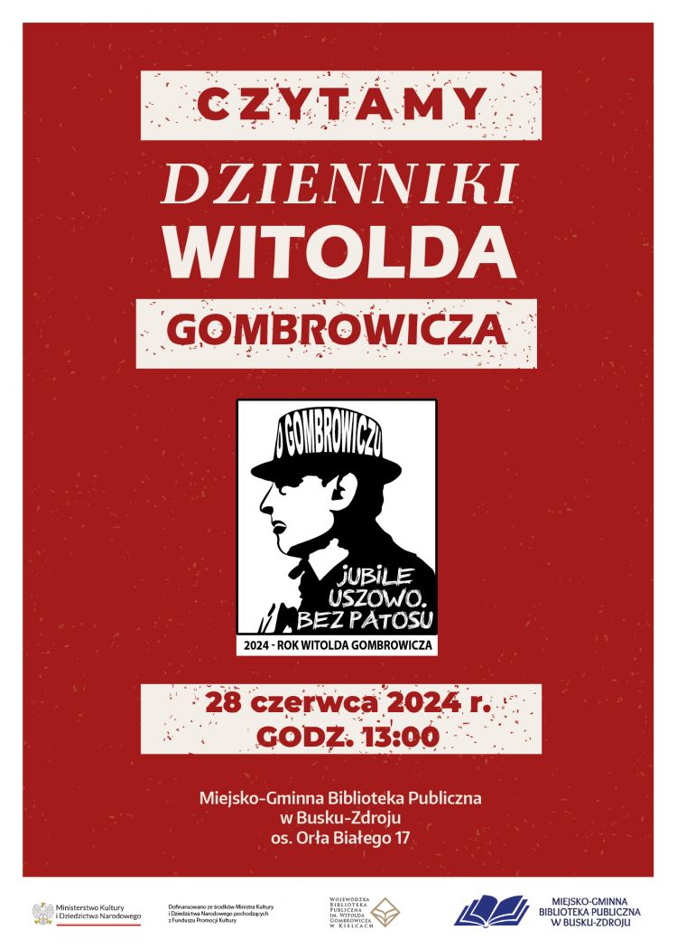 Odkrywając Gombrowicza - spotkanie z Dziennikami