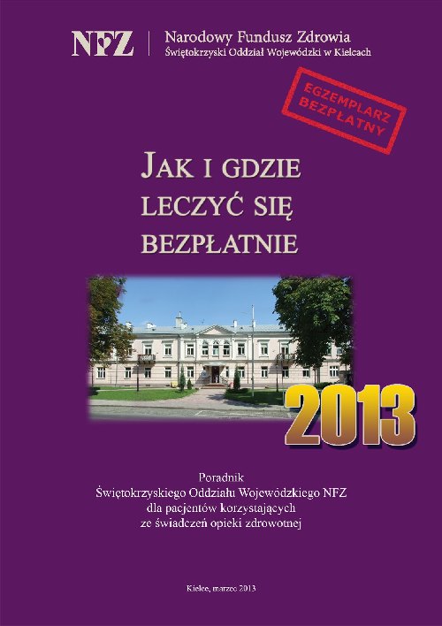 Jak i gdzie leczyć się bezpłatnie – bezpłatny poradnik dla Czytelników Biblioteki.