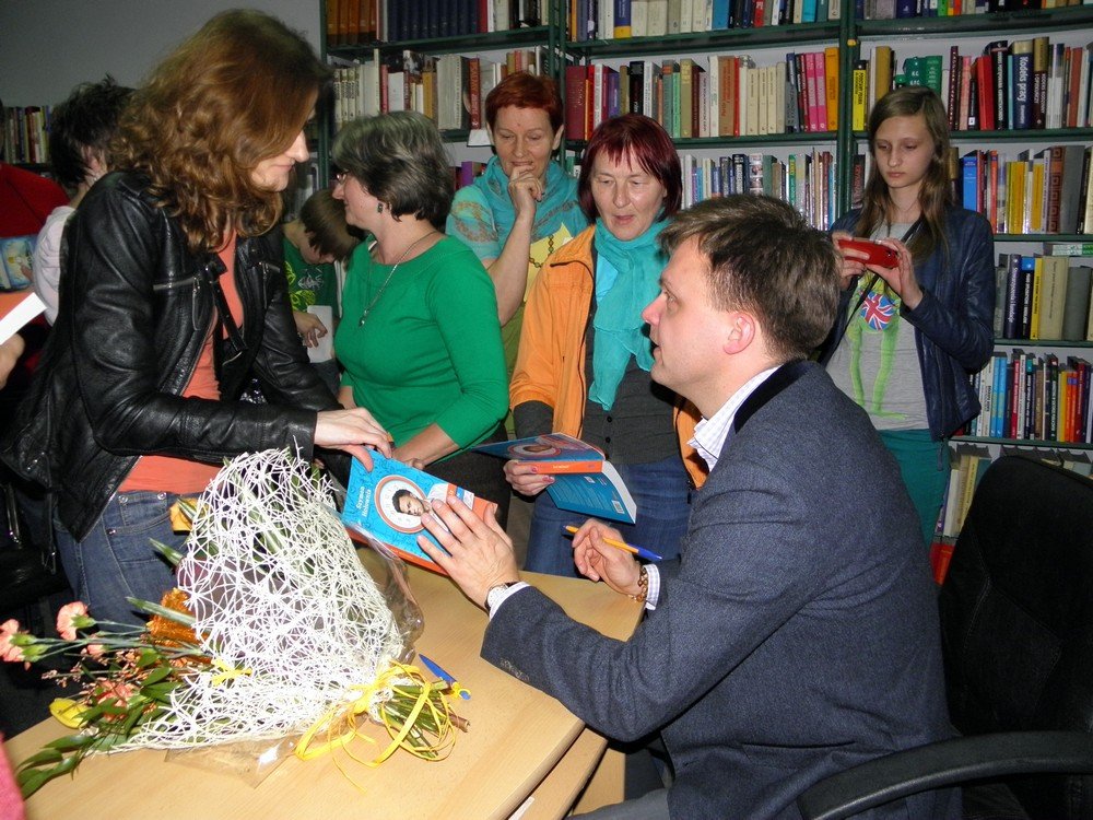 Szymon Hołownia w naszej Bibliotece