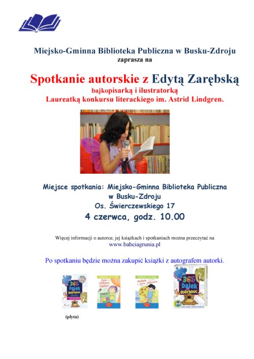 Plakat Spotkanie Autorskie