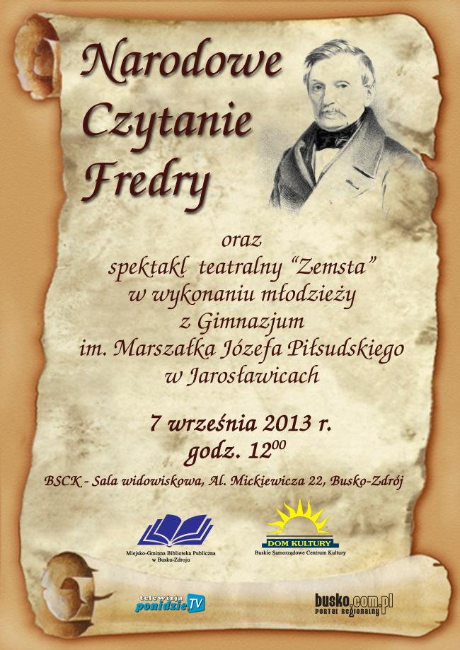 fredro plakat