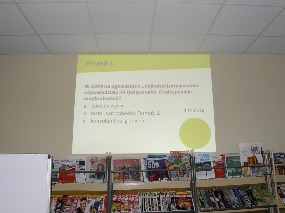 Warsztaty „Link do przyszłości. Młodzi. Internet. Kariera”- spotkanie z młodym profesjonalistą.