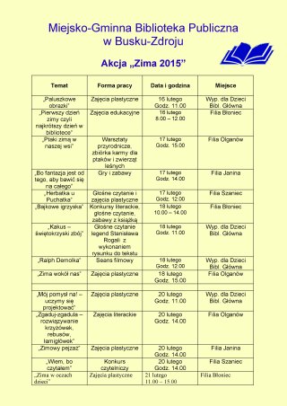 Akcja Zima 2015-plakat Strona 1