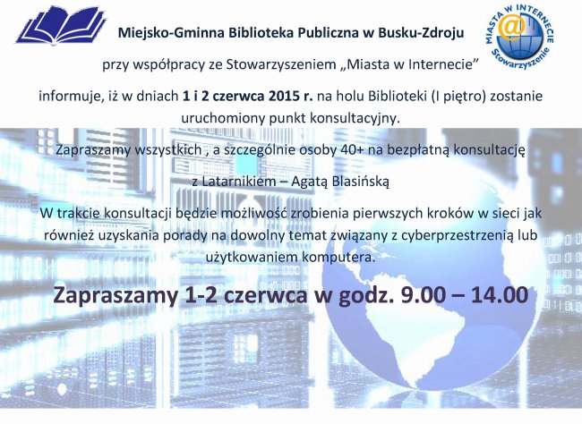 Ogloszenie internet konsultacje