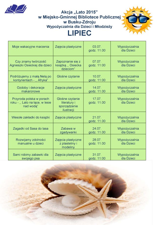 Akcja LATO 2015 plakat