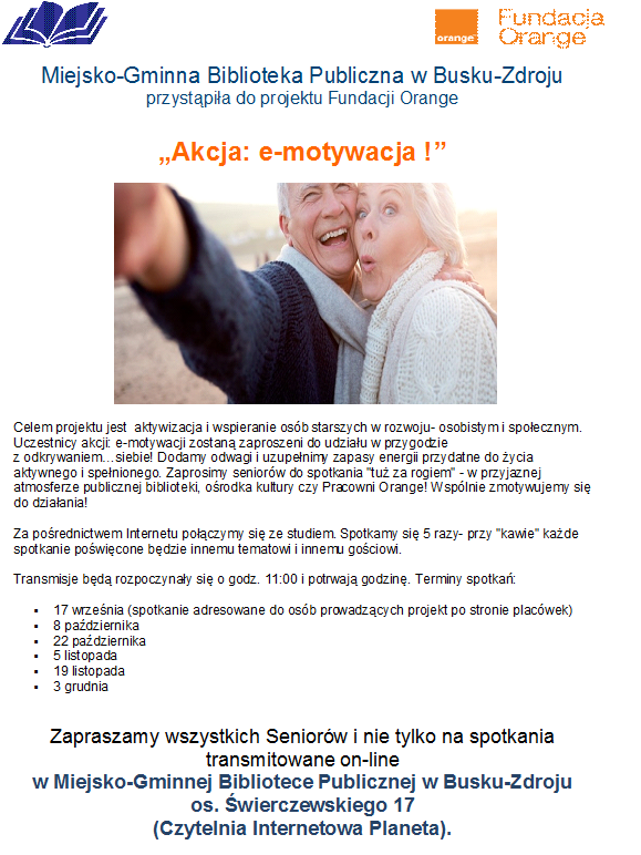 E-motywacja - spotkanie z Emilią Krakowską.