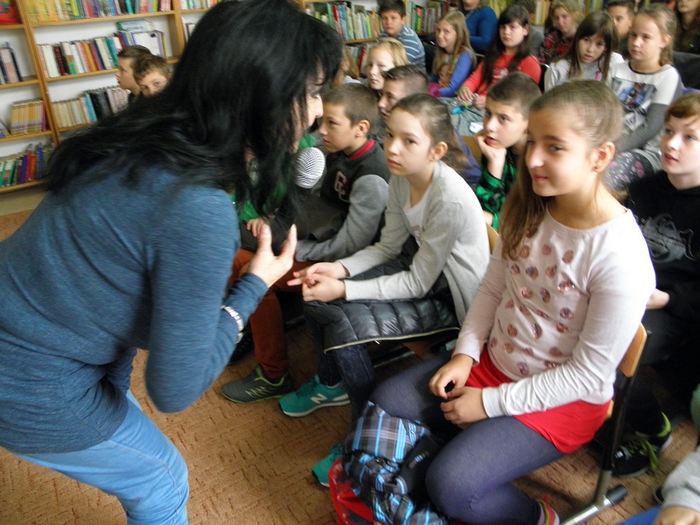 Elżbieta Bednarczyk  gościem biblioteki.