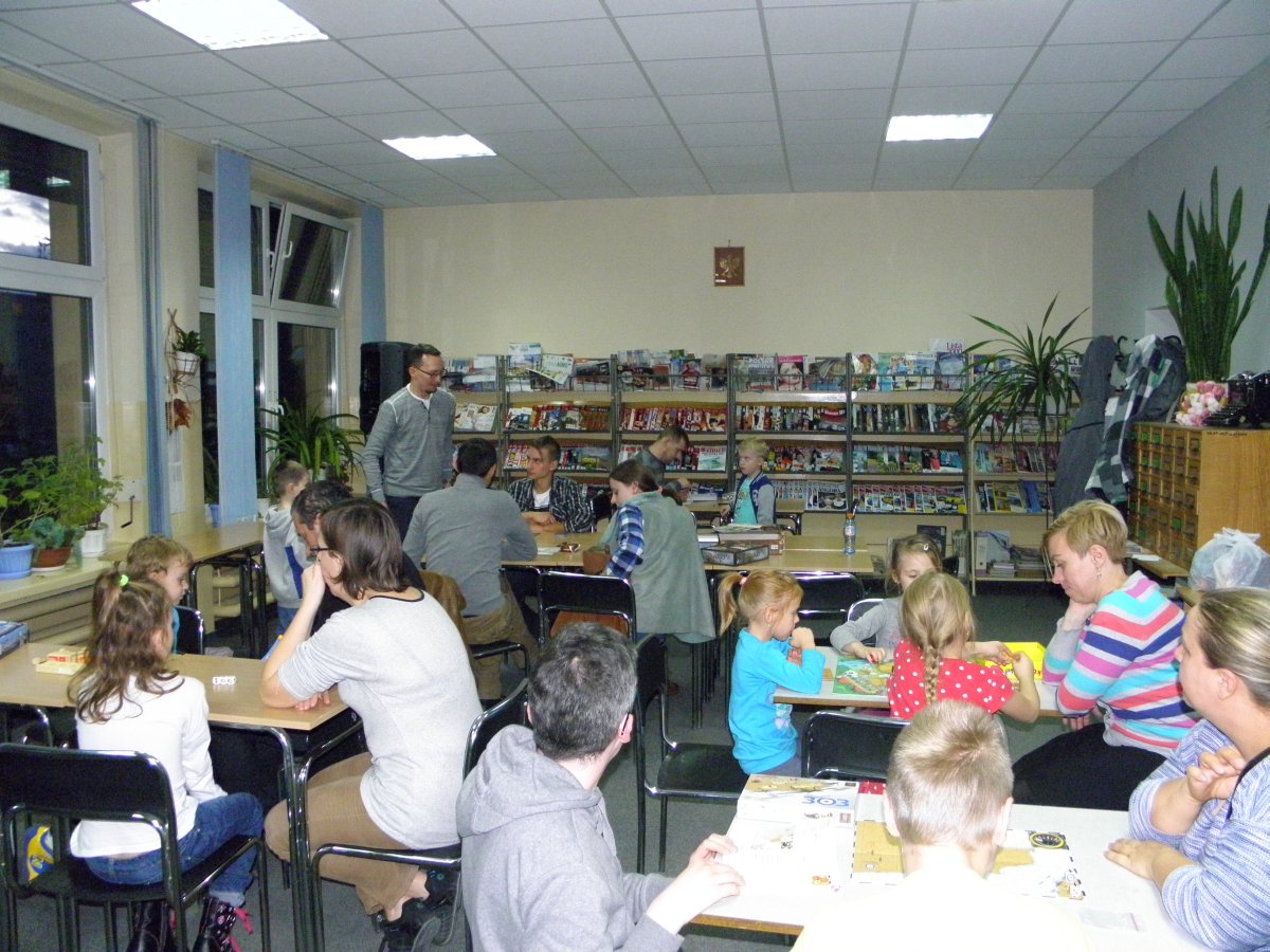 Wieczór z grami bez prądu bardzo udany.