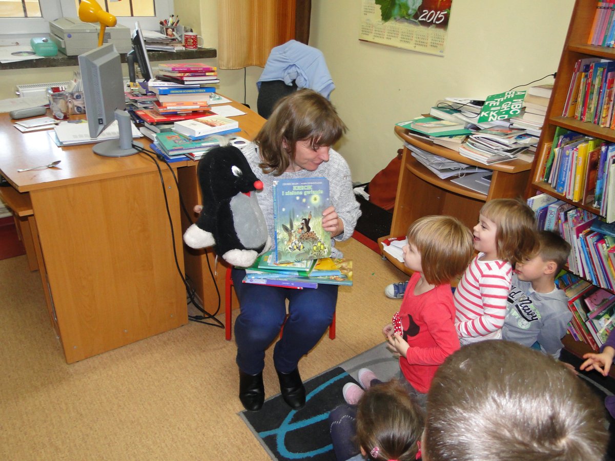 Światowy Dzień Pluszowego Misia w Filii Bibliotecznej w Szańcu.