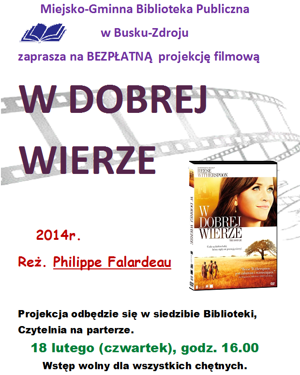 Pokaz filmowy „W dobrej wierze”