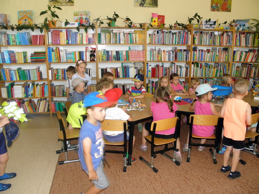 Sierpniowe harce "Słoneczka" w Bibliotece