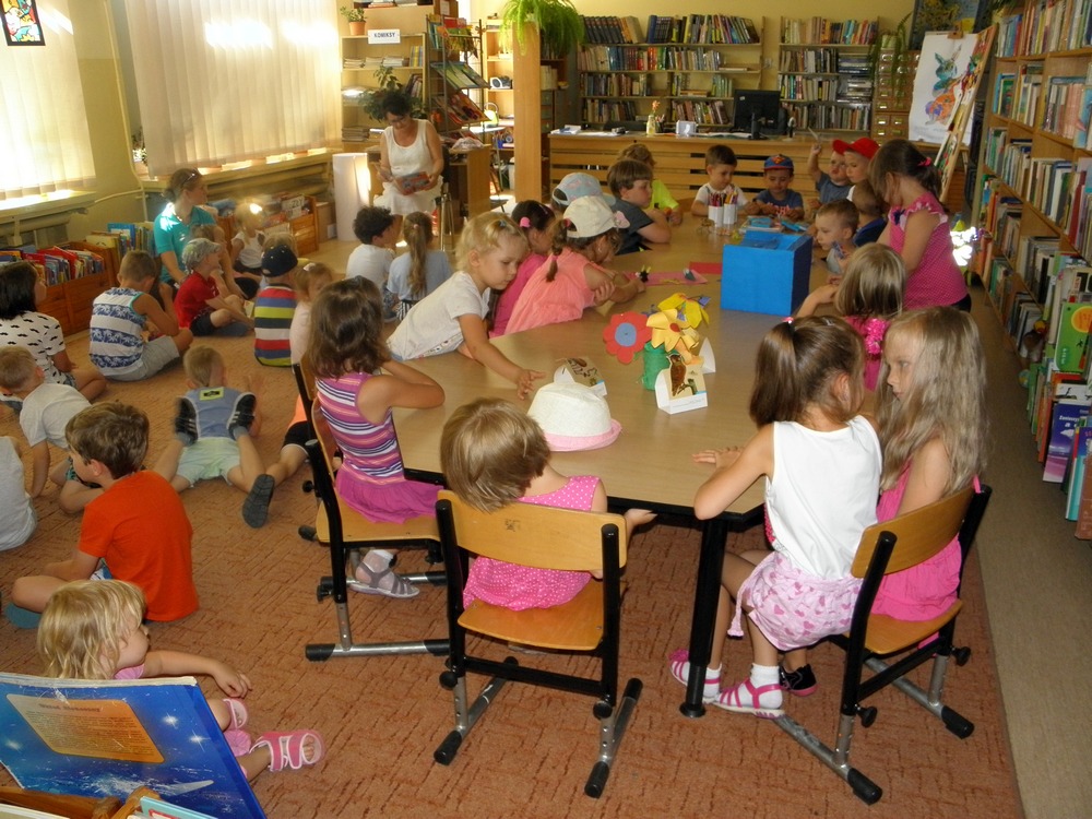 Sierpniowe harce "Słoneczka" w Bibliotece