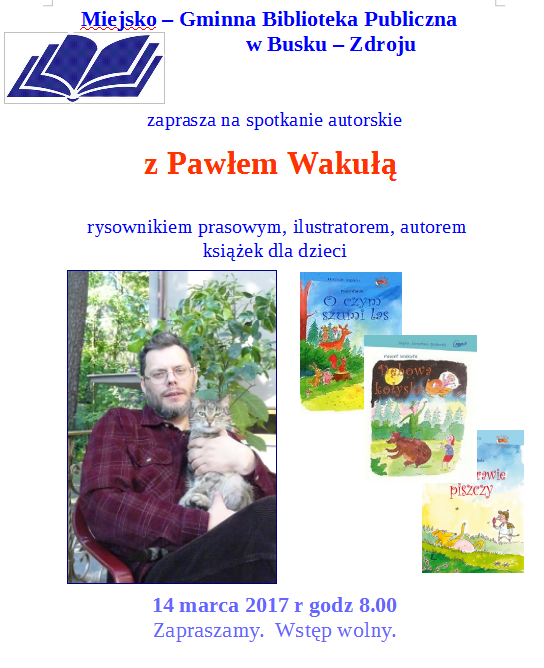Poranek z Pisarzem Pawłem Wakułą