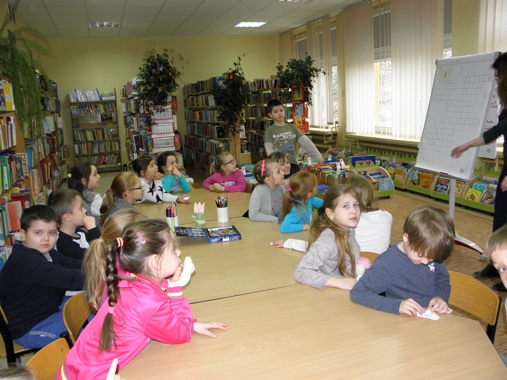 W Bibliotece prawie wiosna.