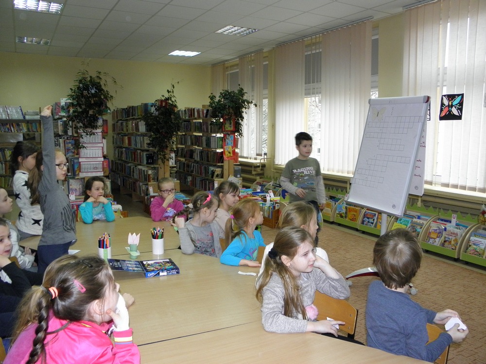 W Bibliotece prawie wiosna.
