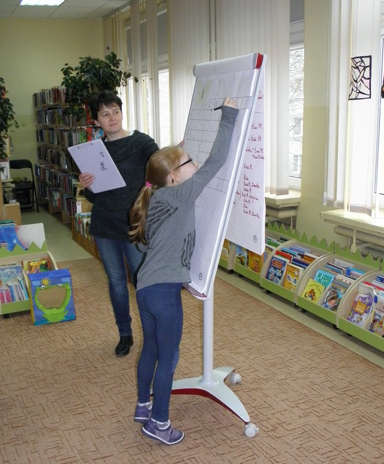 W Bibliotece prawie wiosna.