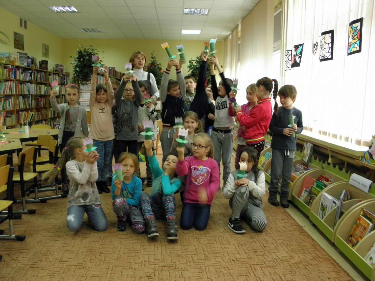 W Bibliotece prawie wiosna.