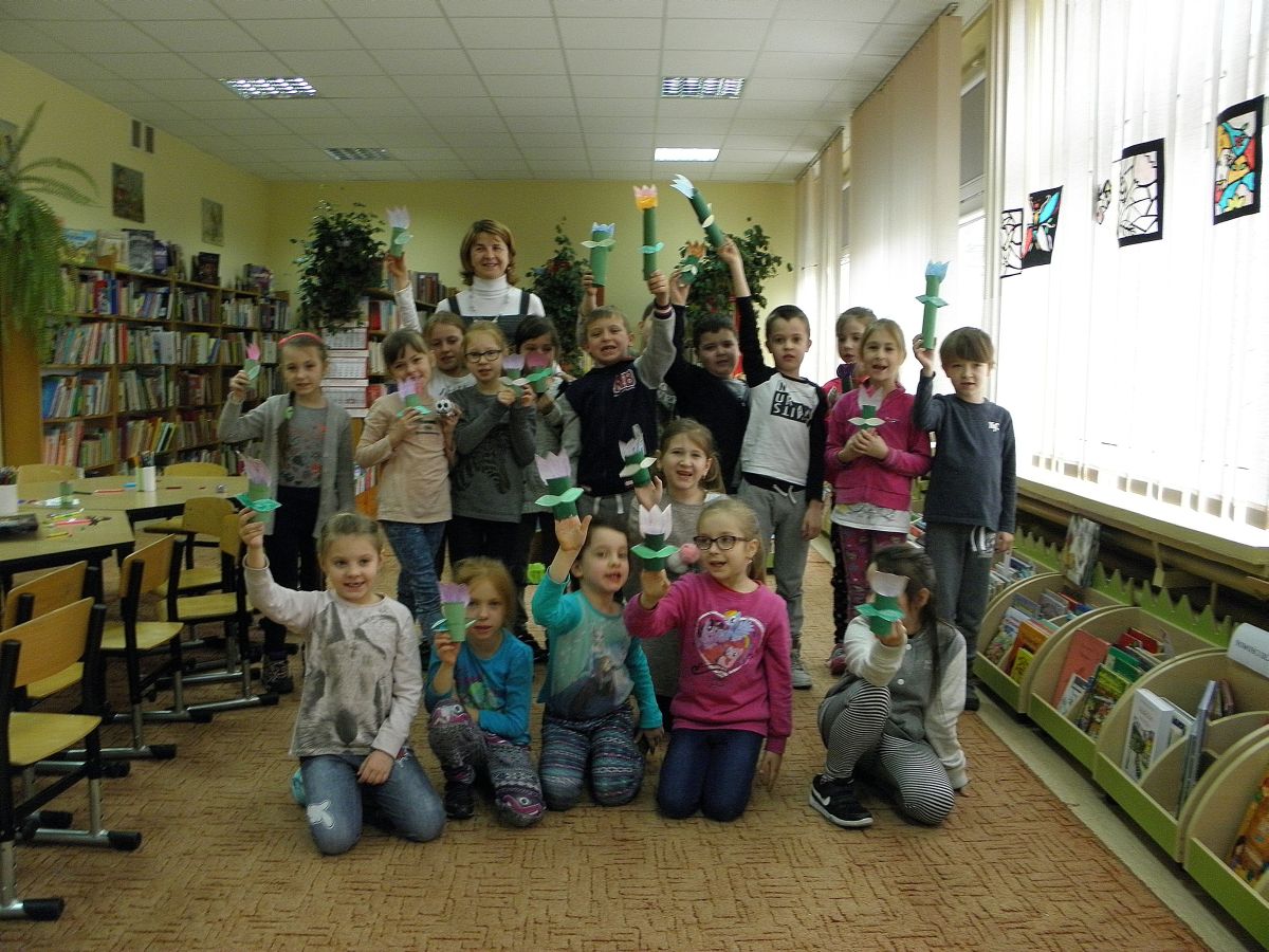 W Bibliotece prawie wiosna.