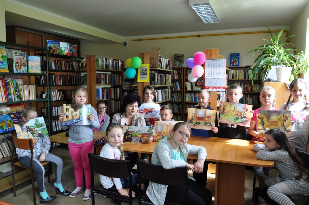 Tydzień Bibliotek w filii bibliotecznej w Dobrowodzie.