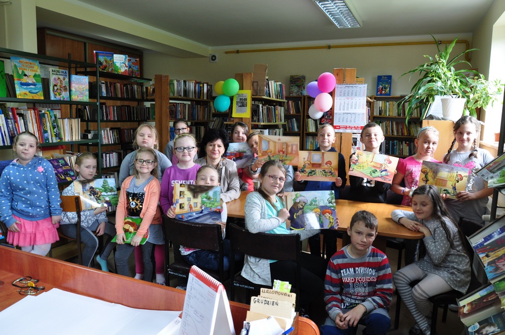 Tydzień Bibliotek w filii bibliotecznej w Dobrowodzie.