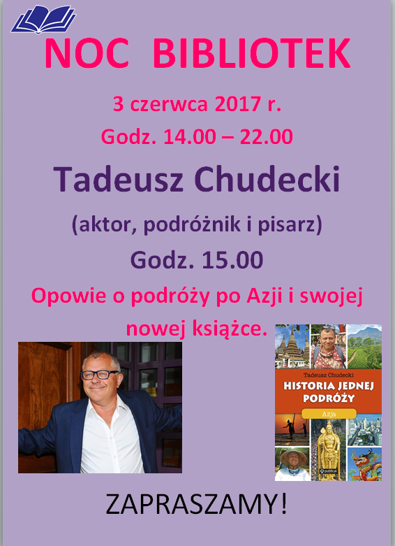 3 czerwca – NOC BIBLIOTEK