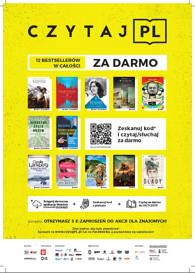 E-booki i audiobooki do ściągnięcia na własne urządzenia.