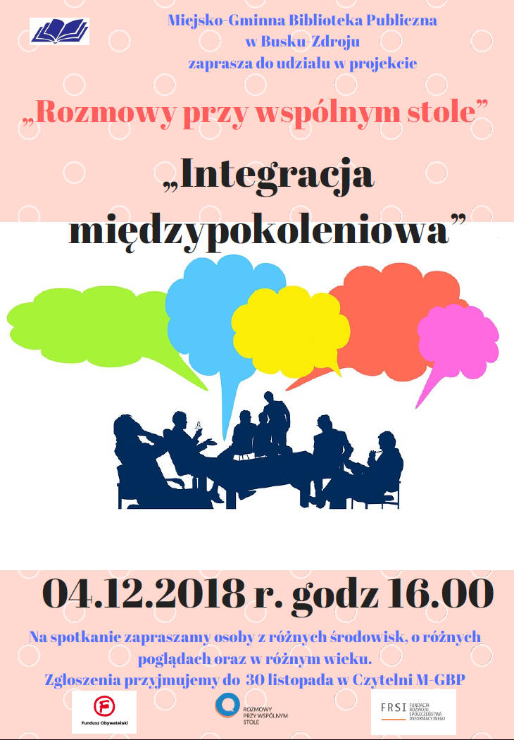 „Rozmowy przy wspólnym stole” – integracja międzypokoleniowa