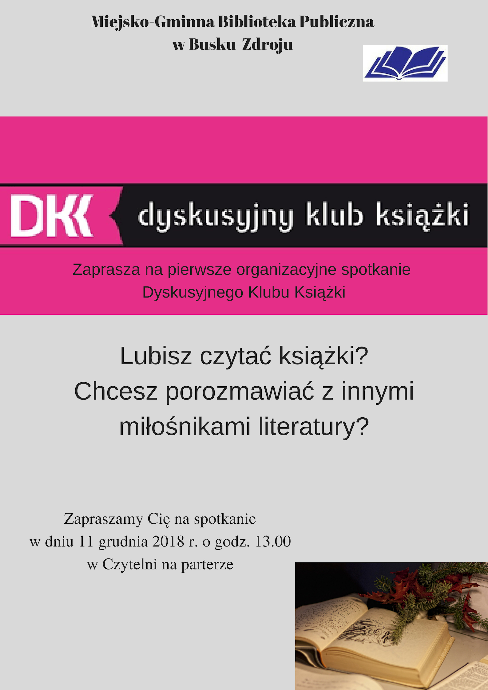 Spotkanie Dyskusyjnego Klubu Książki