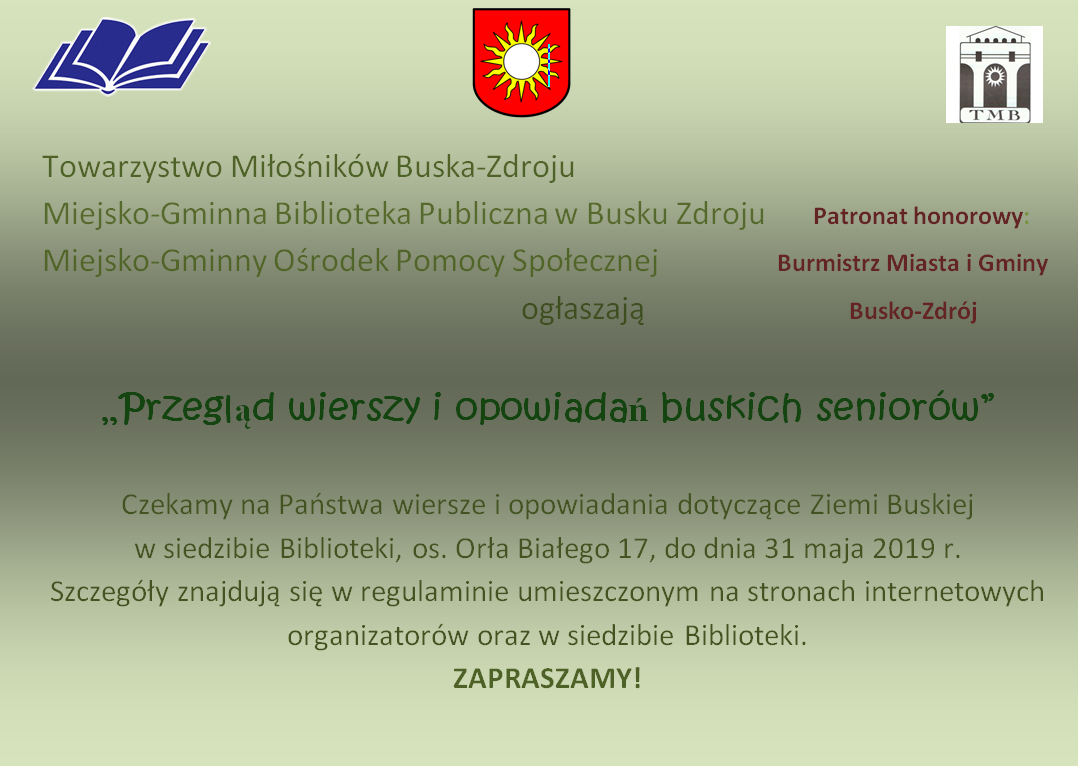Przegląd poezji i prozy buskich seniorów