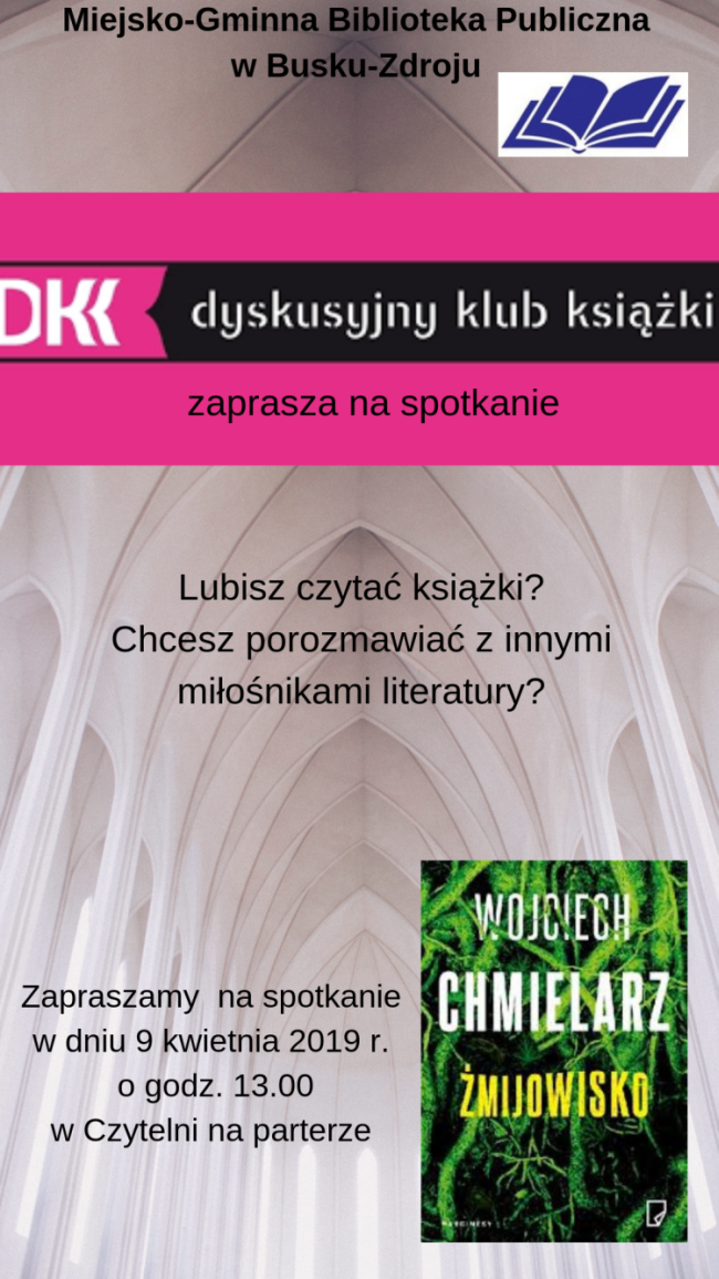 Dyskusyjny Klub Książki zaprasza na spotkanie