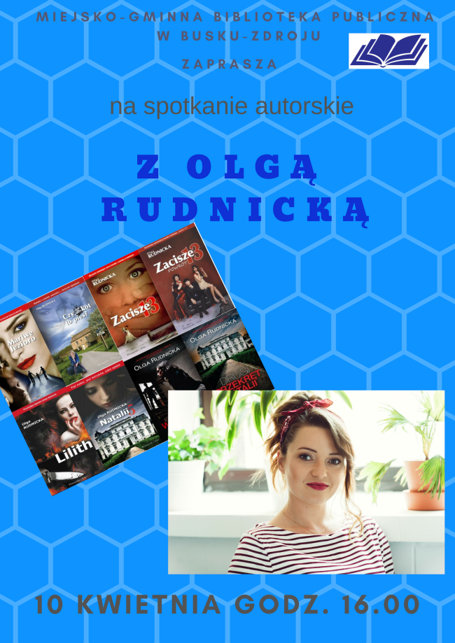 Spotkajmy się w bibliotece z Olgą Rudnicką