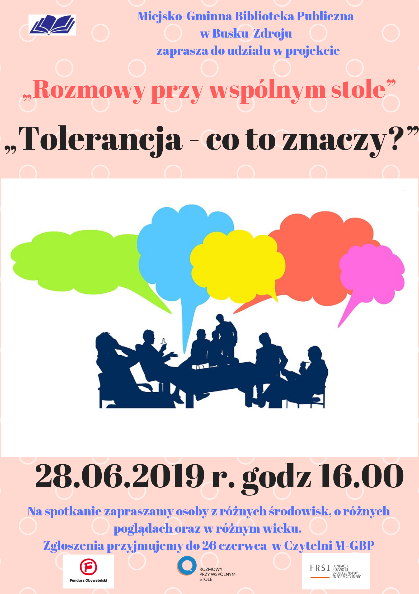 Rozmowy przy wspólnym stole - Co to jest tolerancja?