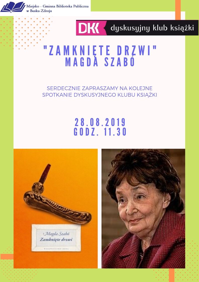 Spotkanie Dyskusyjnego Klubu Książki 