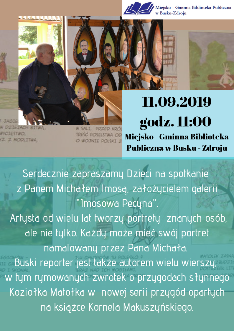 Spotkanie z Michałem Imosą