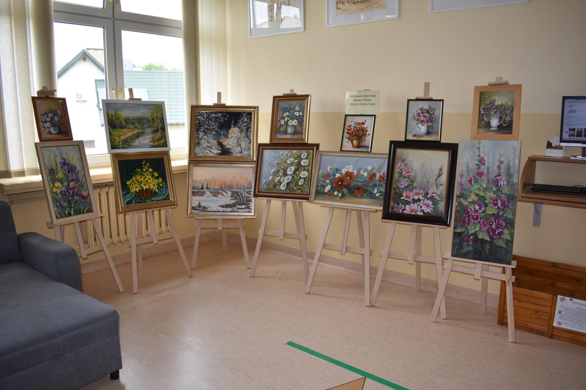 Wystawa malarska w naszej Bibliotece