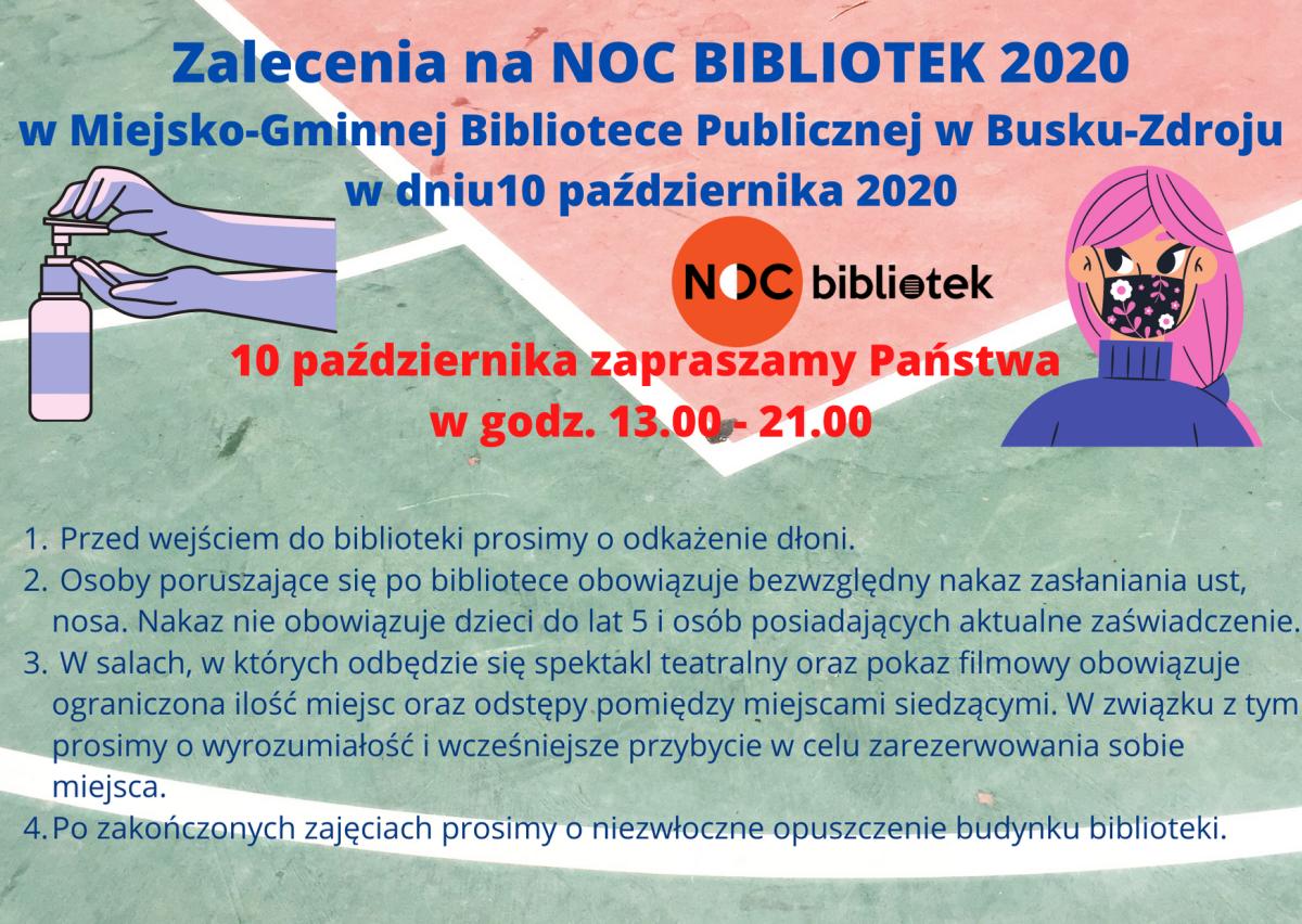 Zalecenia, opis pod plakatem