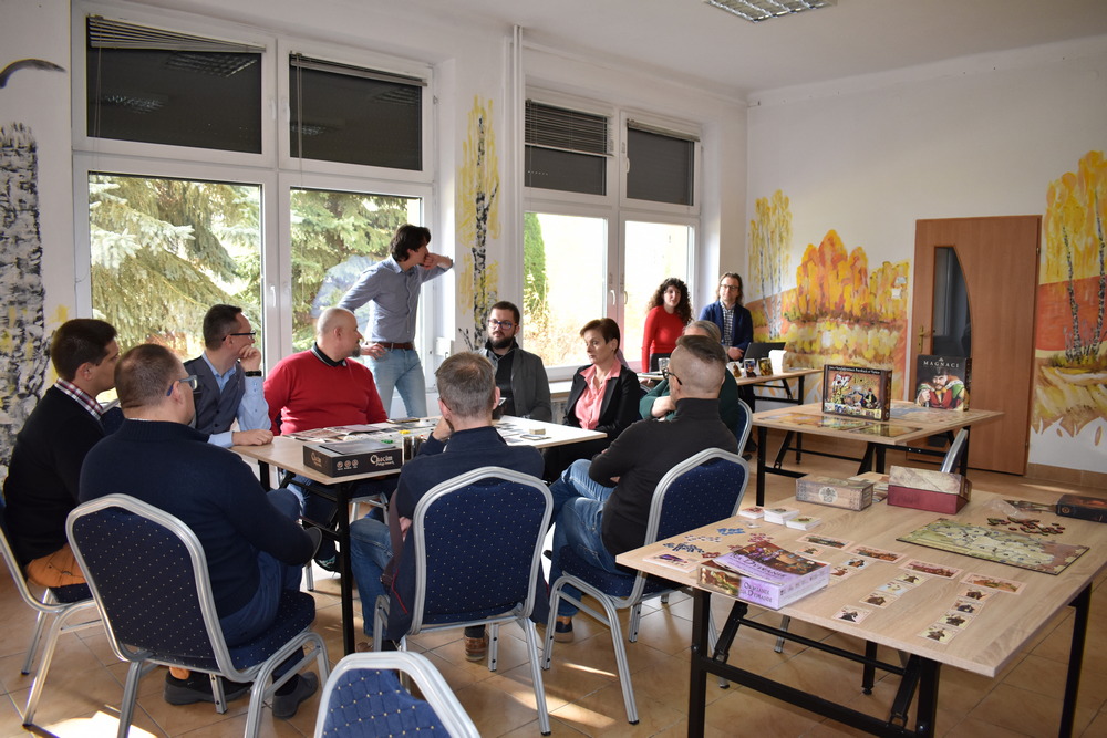 Trwa rozgrywka planszówkowa