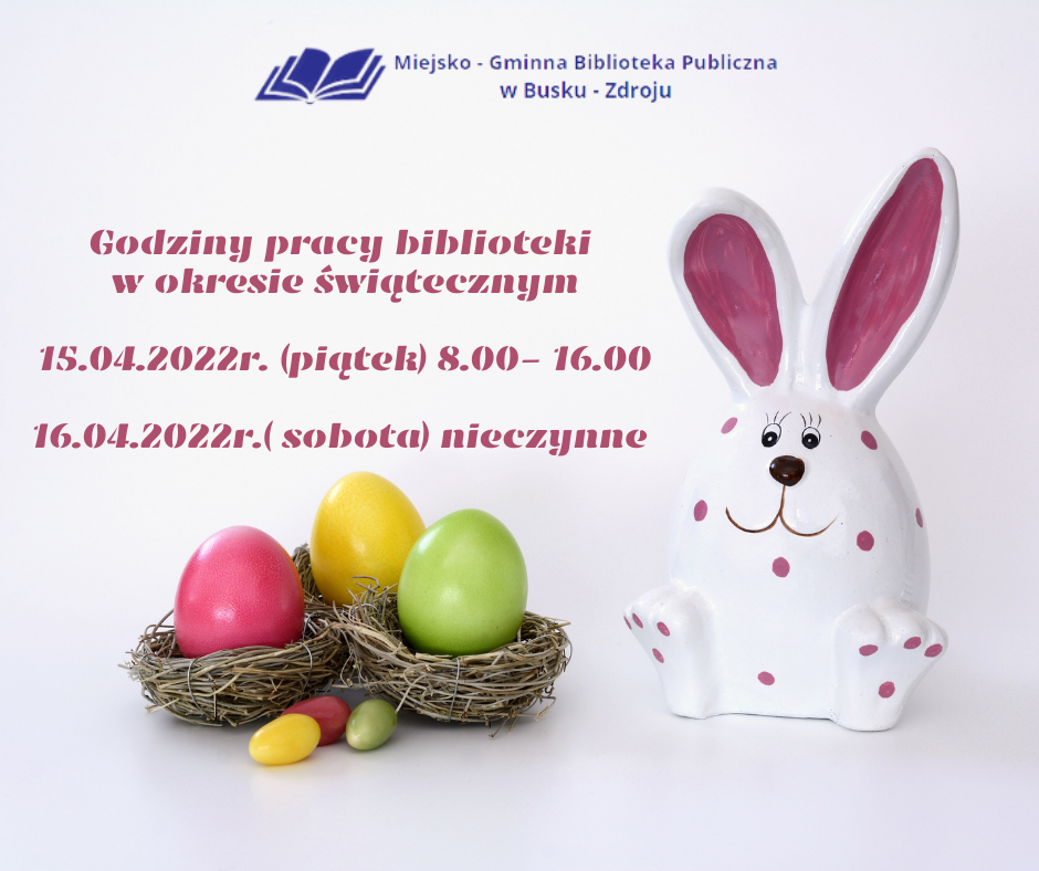 Godziny pracy biblioteki w okresie świątecznym