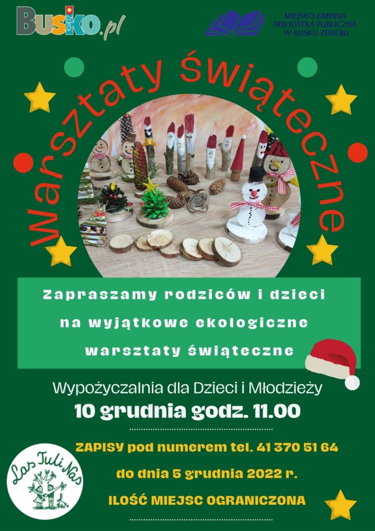Zapraszamy na warsztaty świąteczne