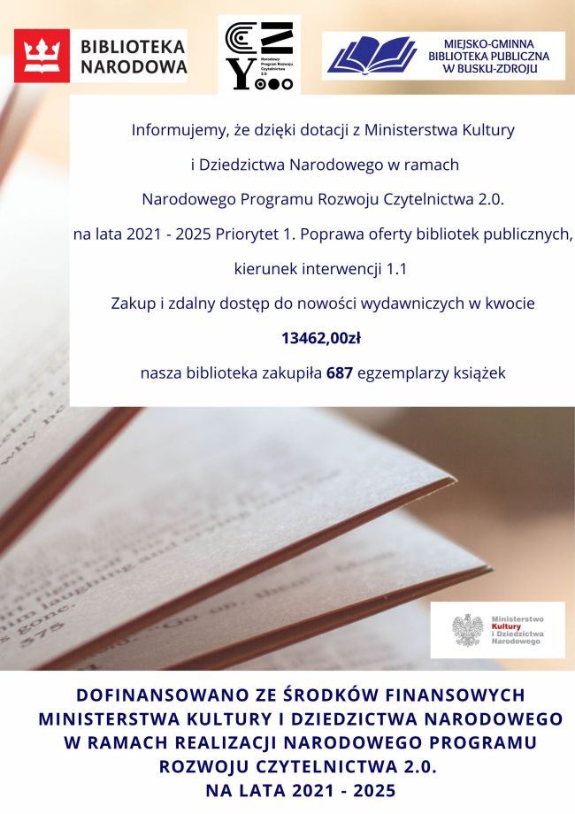 Informacja o dofinansowaniu