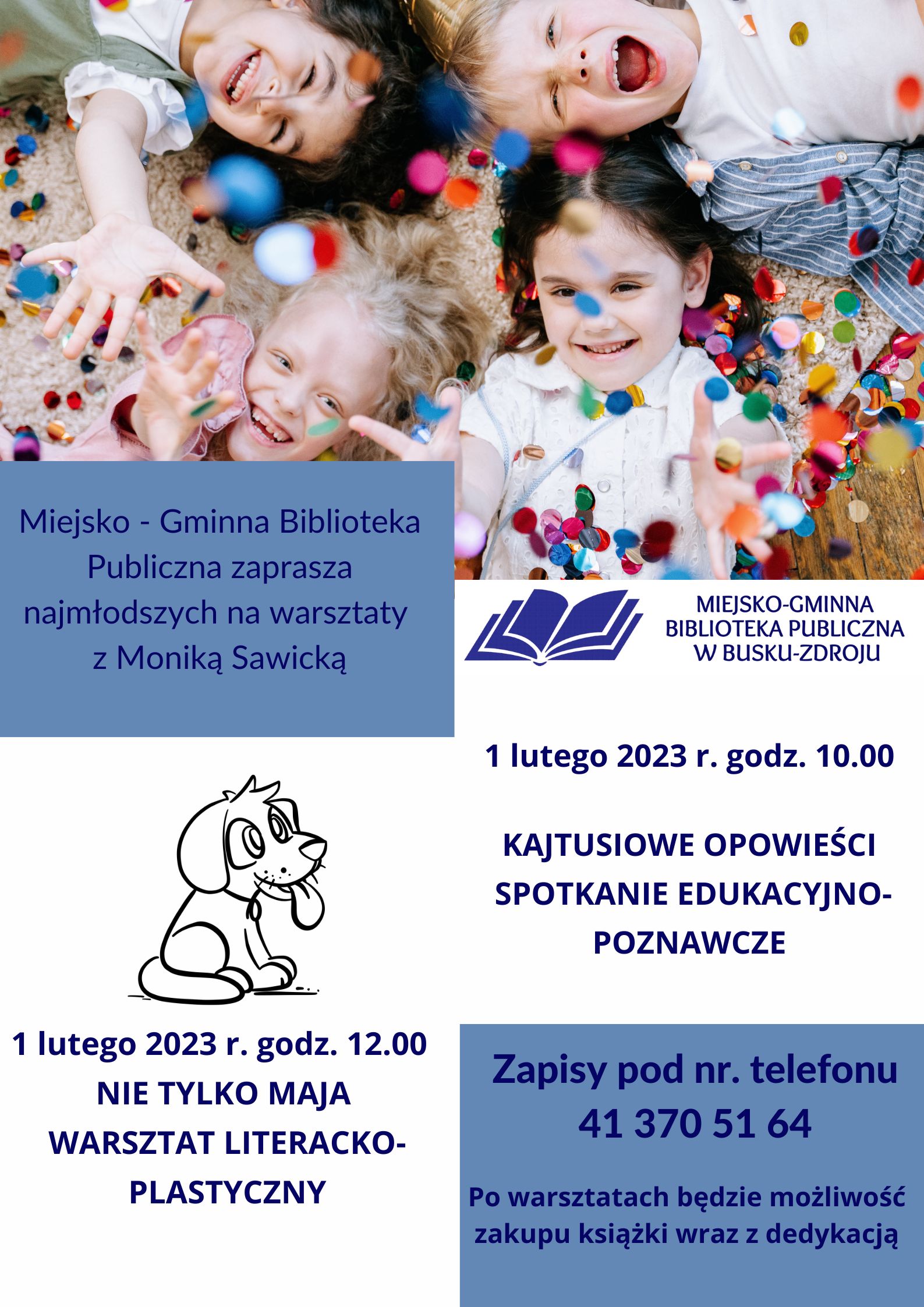 Zapraszamy na warsztaty do Miejsko - Gminnej Biblioteki Publicznej