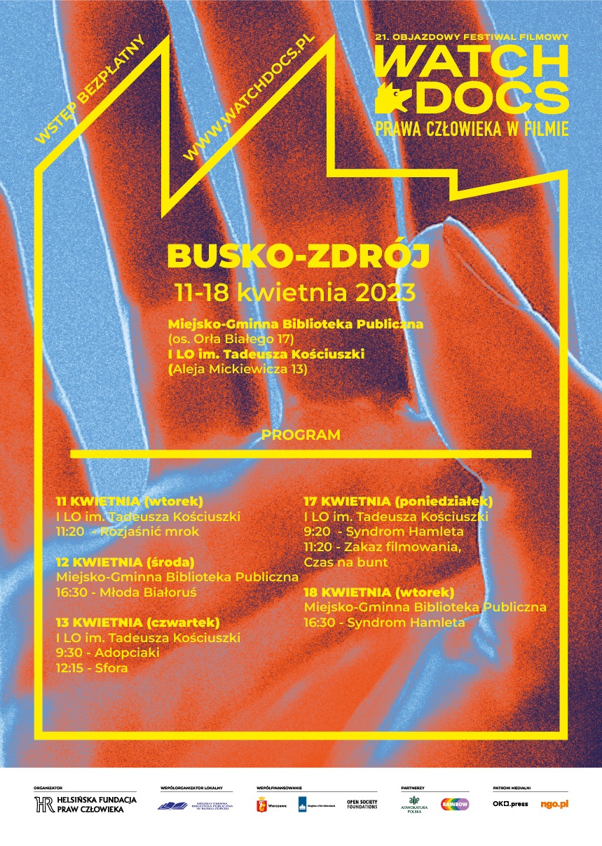 Zapraszamy Państwa na 21 Objazdowy Festiwal Filmowy WATCH DOCS