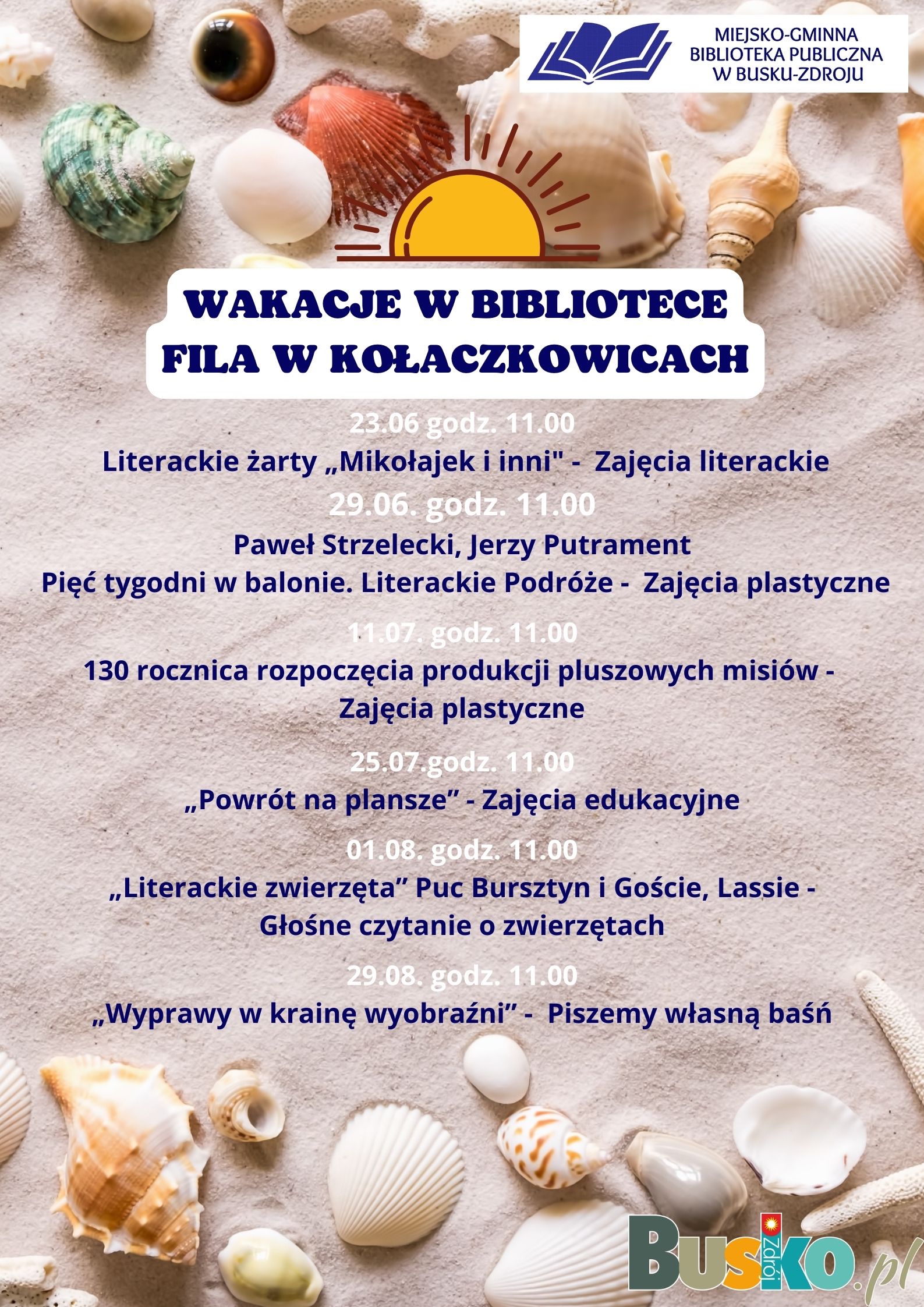 wakacje w bibliotece fila kolaczkowice