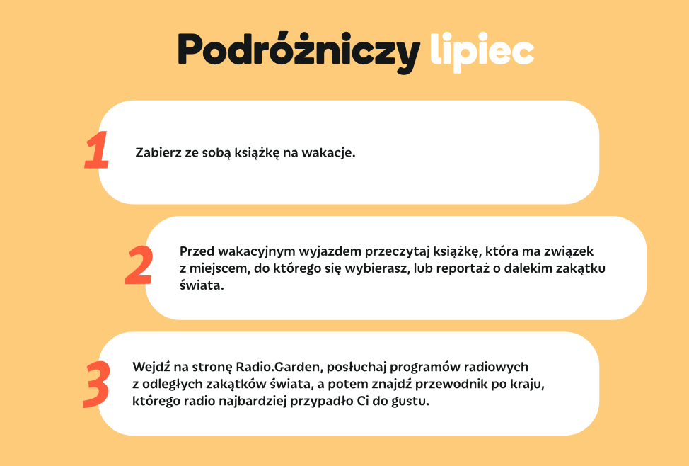 podróżniczy lipiec