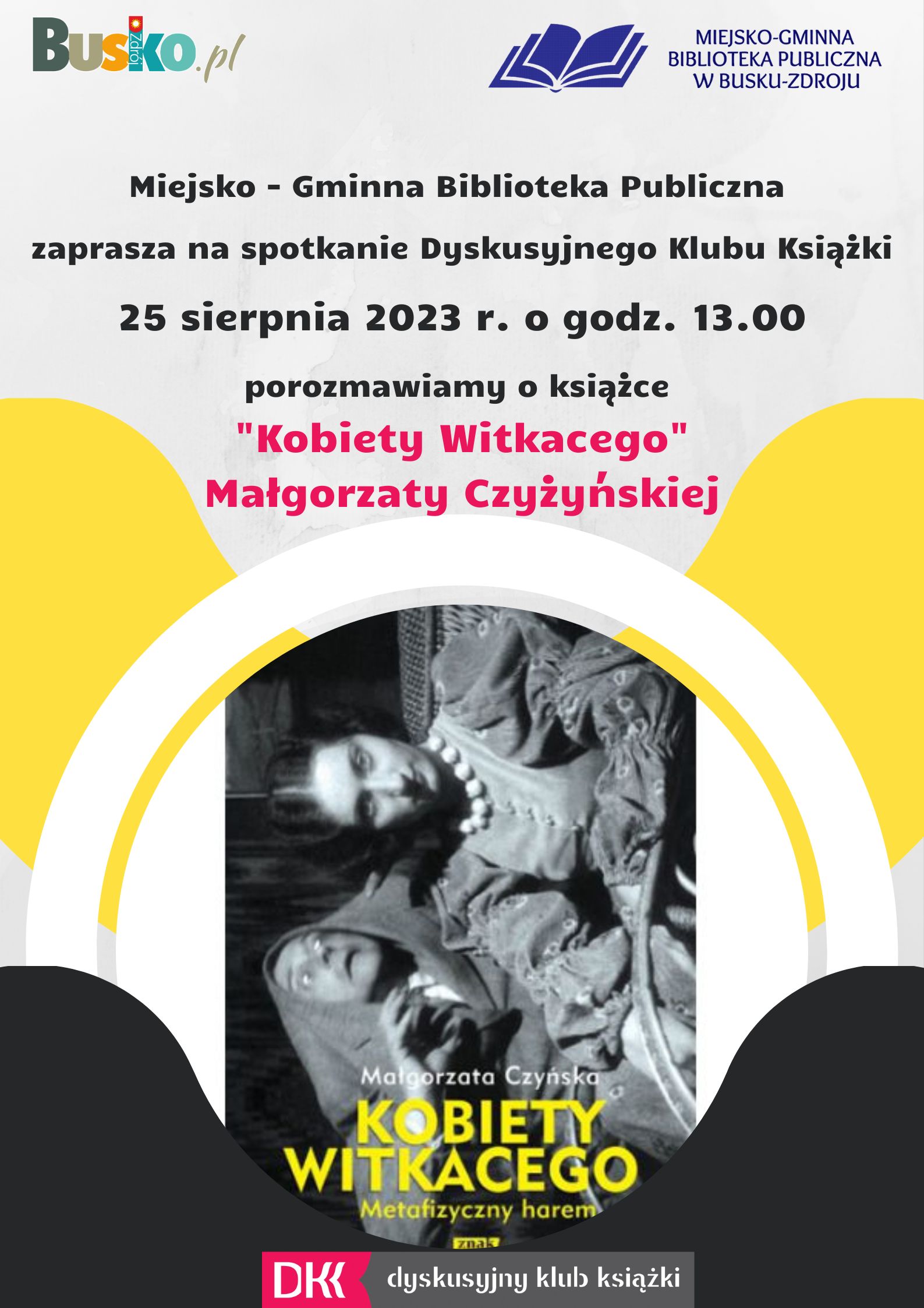 Wakacyjne spotkanie Dyskusyjnego Klubu Książki