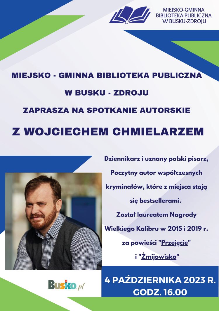 Spotkanie autorskie z Wojciechem Chmielarzem