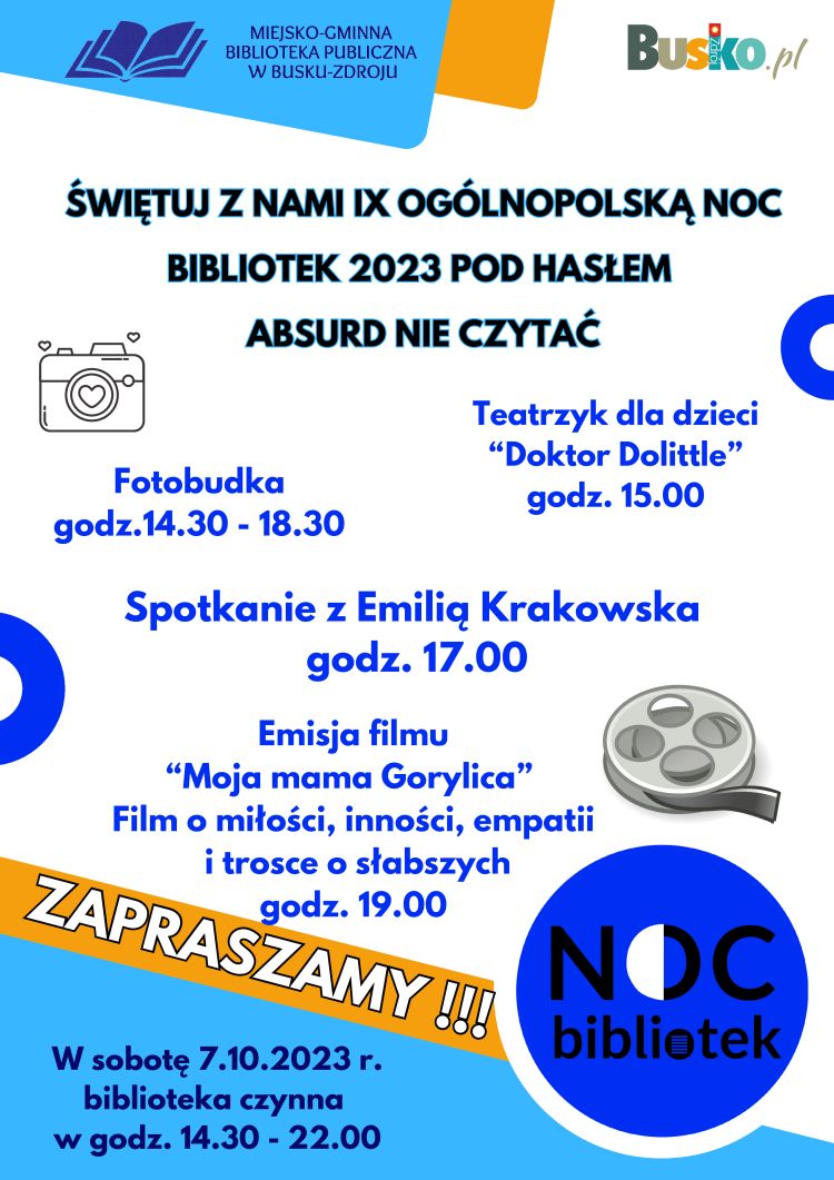 Noc Bibliotek 2023