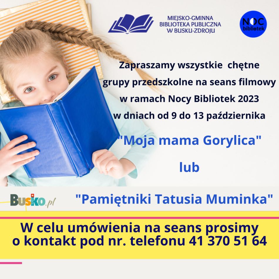 Zapraszamy na seans filmowy w bibliotece