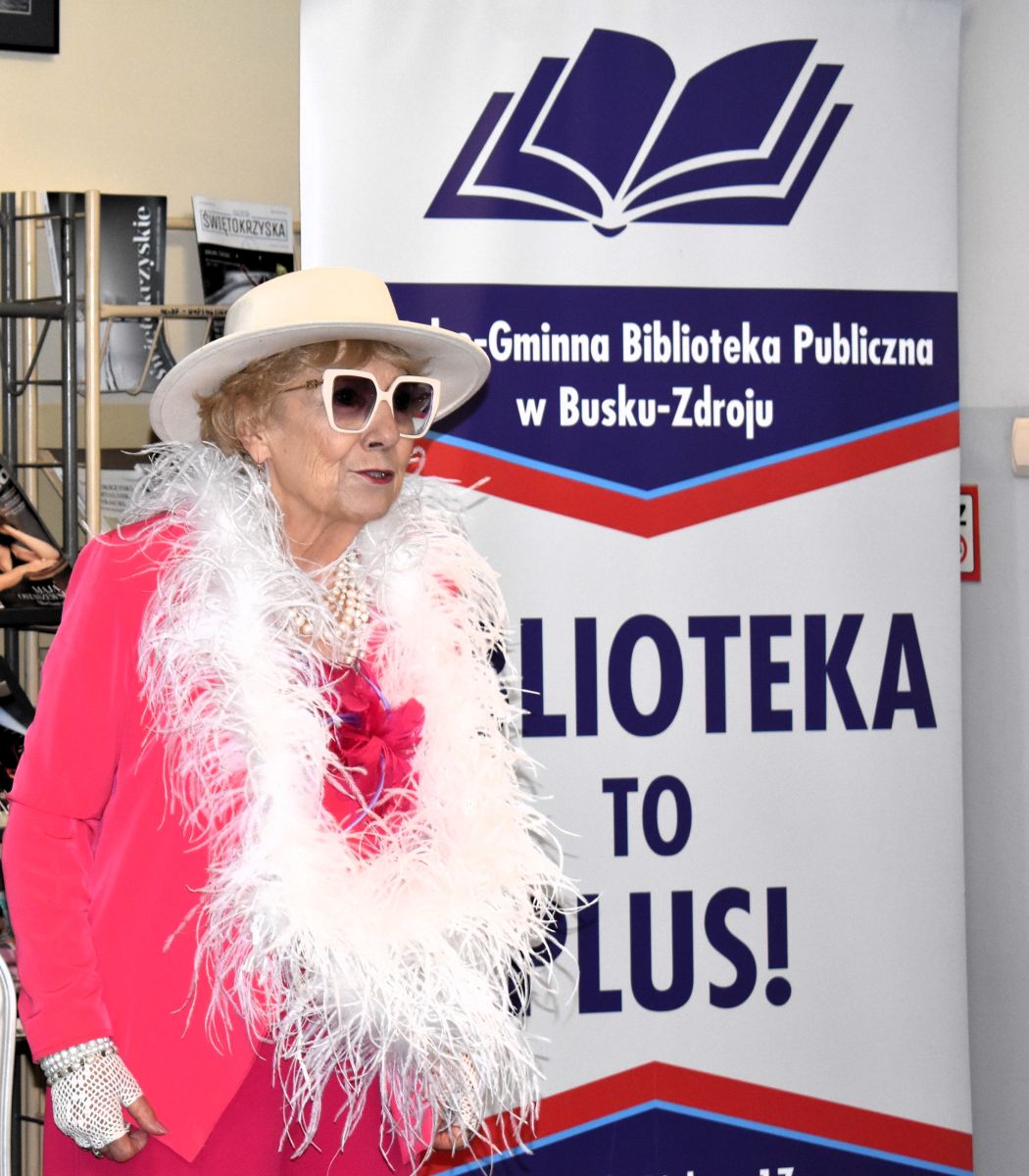 Pani Emilia podczas spotkania
